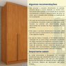 Guarda Roupa Casal  100% MDF 6 Portas 6 Gavetas Sol 243cm Espresso Móveis - 11