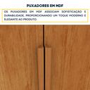 Ver mais imagens de Guarda Roupa Casal 100% MDF 6 Portas 6 Gavetas Sol 243cm Yescasa Bege/Cinamomo