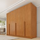 Ver imagem 1 de Guarda Roupa Casal 100% MDF 6 Portas 6 Gavetas Sol 243cm Yescasa Bege/Cinamomo