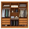 Guarda Roupa Casal  100% MDF 6 Portas 6 Gavetas Sol 243cm Espresso Móveis - 14