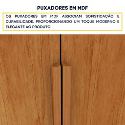 Guarda Roupa Casal  100% MDF 6 Portas 6 Gavetas Sol 243cm Espresso Móveis - 8