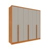 Guarda Roupa Casal  100% MDF 6 Portas 6 Gavetas Sol 243cm Espresso Móveis - 13