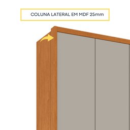 Guarda Roupa Casal  100% MDF 6 Portas 6 Gavetas Sol 243cm Espresso Móveis - 9