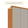 Guarda Roupa Casal 6 Portas 6 Gavetas Sol 243cm Espresso Móveis  - 8