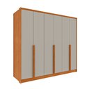 Ver imagem 3 de Guarda Roupa Casal 100% MDF 6 Portas 6 Gavetas Sol 243cm Yescasa Bege/Cinamomo/Off White