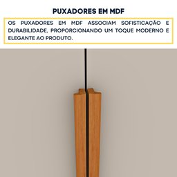 Guarda Roupa Casal  100% MDF 6 Portas 6 Gavetas Sol 243cm Espresso Móveis - 8