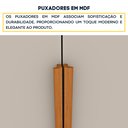 Ver mais imagens de Guarda Roupa Casal 100% MDF 6 Portas 6 Gavetas Sol 243cm Espresso Móveis