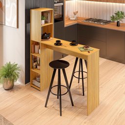 Bancada Gourmet 5 Nichos Ville 154cm X 136cm X 36cm - 5