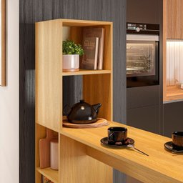 Bancada Gourmet 5 Nichos Ville 154cm X 136cm X 36cm - 6