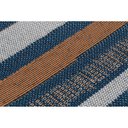 Ver imagem 4 de Kit 3 Peças Tapete Cozinha Passadeira Antiderrapante Domani:Tracado 20 Azul/3 Peças