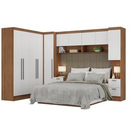 Guarda-roupa Modulado Viena 10 Portas 8 Gavetas 7 Peças Espresso Móveis - 2
