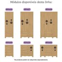 Ver imagem 7 de Berço Americano 3 em 1 com Colchão Incluso e Cômoda 1 Porta 4 Gavetas Suspiro Multimóveis Mp4718