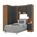 Ver imagem 6 de Guarda-roupa Modulado Viena 6 Portas 6 Gavetas da Espresso Móveis