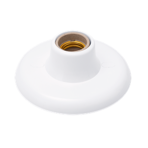 Plafon de Sobrepor com Soquete E27 de Porcelana