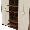 Ver imagem 7 de Guarda Roupas Noronha 6 Portas 100% Mdf Ideal para Quartos e Apartamentos:imbuia Fendi