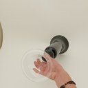 Ver imagem 5 de Vaso Decorativo de Vidro Preto 50x16x16cm Enfeite Sala Mesa Estante Aparador