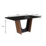 Mesa para Sala de Jantar 160x90cm com Vidro Lapidado - 3