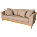 Ver imagem 3 de Sofá Impermeável Pierri 200cm Base Madeira - Fendi