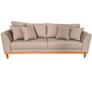 Sofá Impermeável Pierri 200cm Base Madeira - Fendi