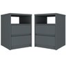 Conjunto com 2 Mesas de Cabeceira Mdf Gales - 1