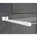 Ver imagem 6 de Varal De Parede Articulado Aluminio 30 Kg Branco - Vulcano