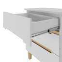 Ver imagem 4 de Conjunto com 2 Mesas de Cabeceira MDF Logan Yescasa Branco