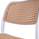 Ver imagem 2 de Cadeira Maya Telinha Cozinha Empilhável Jantar Branca