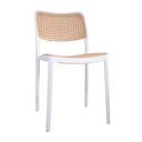 Ver imagem 4 de Cadeira Maya Telinha Cozinha Empilhável Jantar Branca