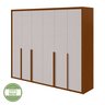 Guarda-roupa 6 Portas 6 Gavetas 100% Mdf Imperatore - 11