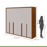 Guarda-roupa 6 Portas 6 Gavetas 100% Mdf Imperatore - 8