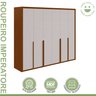 Guarda-roupa 6 Portas 6 Gavetas 100% Mdf Imperatore - 3