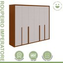 Ver imagem 3 de Guarda-roupa 6 Portas 6 Gavetas 100% Mdf Imperatore