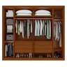 Guarda-roupa 6 Portas 6 Gavetas 100% Mdf Imperatore - 12