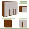 Guarda-roupa 6 Portas 6 Gavetas 100% Mdf Imperatore - 4