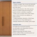 Ver imagem 7 de Guarda-Roupa Casal 6 Portas 5 Gavetas MDF 243cm Áries Amêndoa Clean