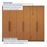 Guarda Roupa Áries 6 Portas 5 Gavetas - 15