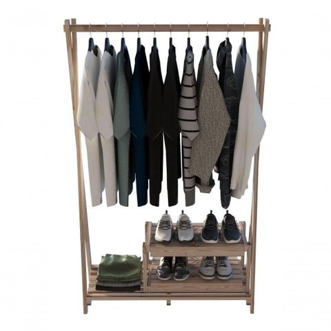 Guarda Roupas Closet Quartos Suporta Cabideiro de Qualidade