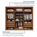 Ver imagem 6 de Guarda Roupa Áries 6 Portas 5 Gavetas