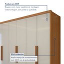 Ver imagem 5 de Guarda Roupa Áries 6 Portas 5 Gavetas