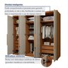 Guarda Roupa Áries 6 Portas 5 Gavetas - 13
