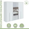 Guarda-roupa 6 Portas 6 Gavetas 100% Mdf Imperatore com Espelho - 3