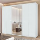 Ver imagem 2 de Guarda-roupa 6 Portas 6 Gavetas 100% Mdf Imperatore com Espelho