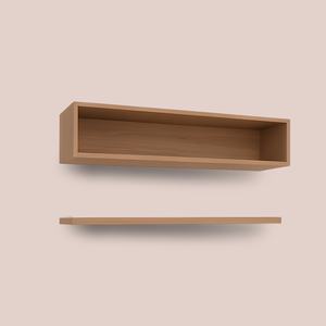 Kit Nicho e Prateleira 120cm Sala Quarto Decoração Estante