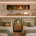 Ver imagem 4 de Kit Nicho e Prateleira 120cm Sala Quarto Decoração Parede