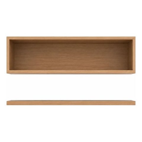 Kit Nicho e Prateleira 120cm Sala Quarto Decoração Parede