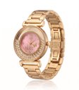 Ver imagem 1 de Relógio Feminino Luxo Paris com Strass Correa Metal + Caixa