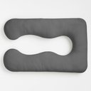 Ver imagem 1 de Almofada Travesseiro de Corpo Gestante Relaxante Isa Grande Macia Veludo Cinza - Desk Design