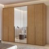 Guarda-roupa 6 Portas 6 Gavetas 100% Mdf Imperatore com Espelho - 2