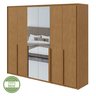Guarda-roupa 6 Portas 6 Gavetas 100% Mdf Imperatore com Espelho - 11
