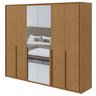 Guarda-roupa 6 Portas 6 Gavetas 100% Mdf Imperatore com Espelho - 13